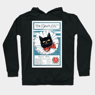 Beautifully Restored Black Cat Magazine Cover - April 1896 Issue Hoodie